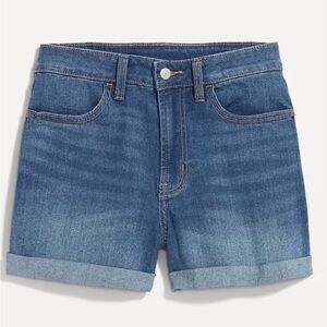 Old Navy High Dise Wow Women's Blue Denim Shorts size 8